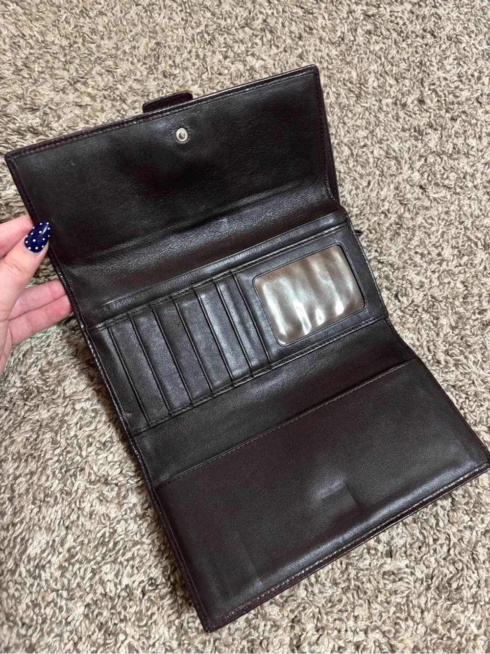 Coach soho signature jacquard wallet